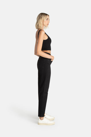 Mom Jeans CARPINE Used Black